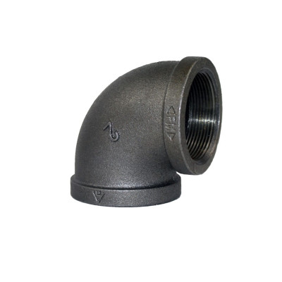 Codo hierro negro roscado